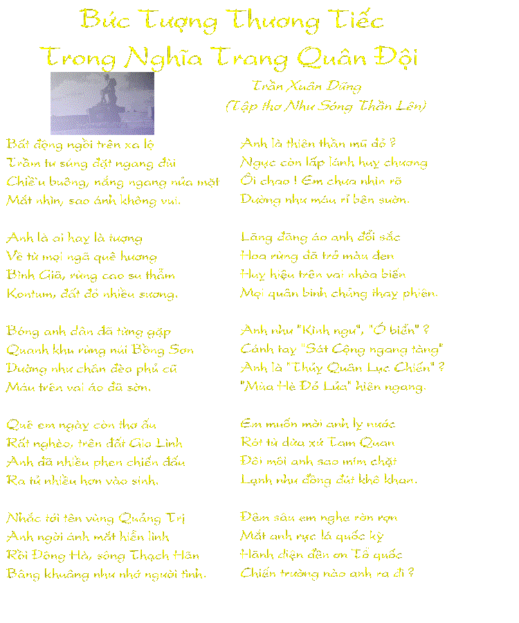 Bài thơ Tiếc Thương