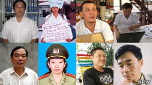 Tam Nguoi 2011_hrw Tám người VN được giải thưởng nhân quyền 2011
