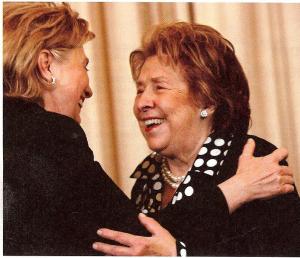 Dorothy Rodham and Hillary Clinton