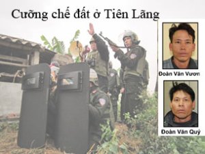Anh Đoàn Văn Vươn và anh Đoàn Văn Quý