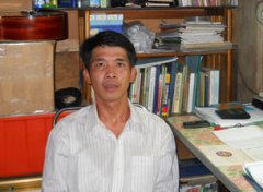 Anh Trương Quốc Huy lúc mới ra tù hôm 02/12/2011. Ảnh RFA