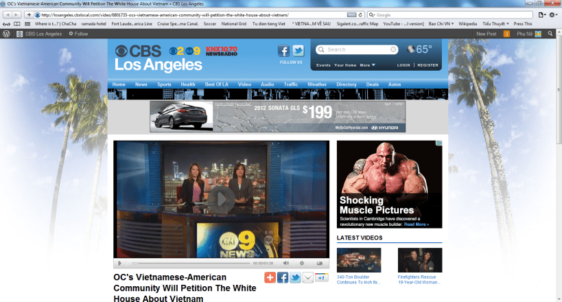 cbs_LosAngeles OC's Vietnamese-American Community Will Petition The White House About Vietnam.