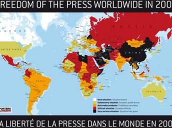 Trong bảng xếp hạng về tự do báo chí của Phóng Viên Không Biên Giới năm 2013, Việt Nam đứng hạng thứ 172 trên tổng số 179 quốc gia.