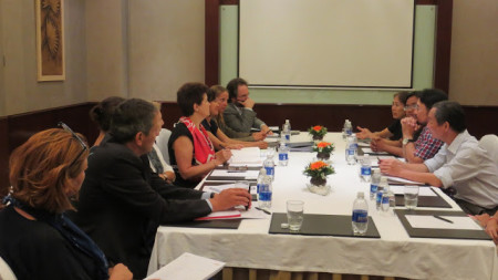 Đại diện Mạng lưới blogger Việt Nam và phái đoàn EU trao đổi về tình hình nhân quyền Việt Nam