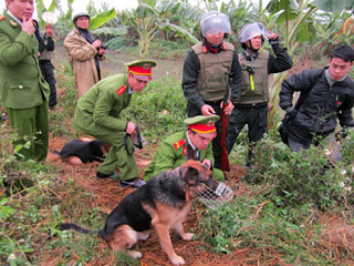 Bức ảnh lịch sử: Cưỡng chế đầm tôm nhà ông Đoàn Văn Vươn.  Nguồn ảnh: báo Hải Phòng và Người Lao Động. 