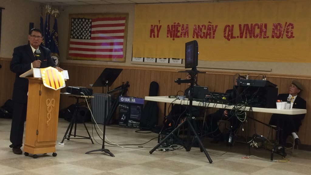 Thiếu Tướng Lê Minh Đảo trong Ngày Quân Lực 2015 tại Worcester Massachusetts